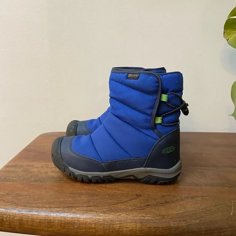 Keen Kids Blue and Black Snow Boots